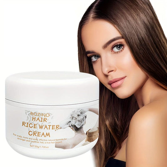 Rice Water Hair Cream Hair Conditioner, Rich In Rice Extract And Avocado Oil, Softens Hair, Smoother Rough Hair, Refreshes Hair For All Hair Types