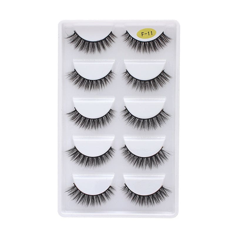 3d Multi-layer Thick 5 Pairs Of Eyelashes