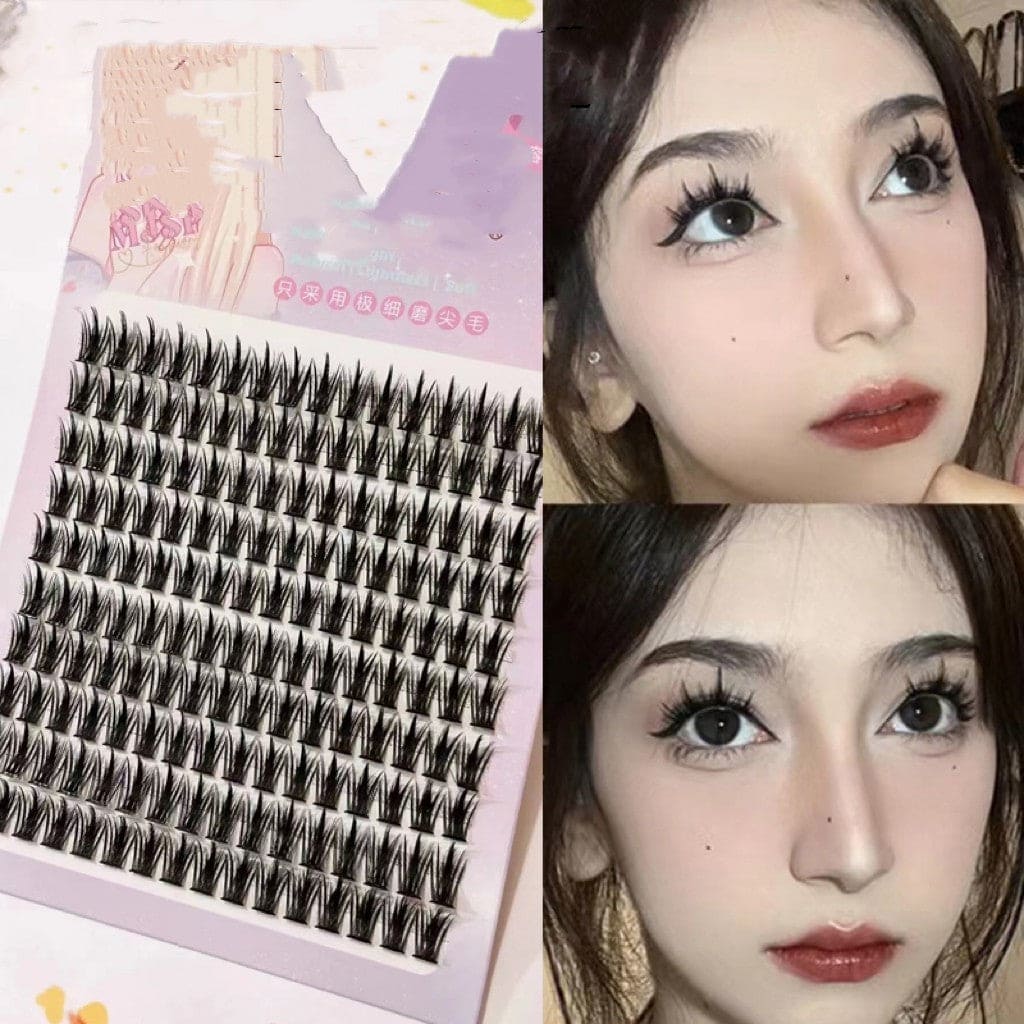 10 Rows Of Large Capacity Spire Wheat Ear False Eyelashes - AIBUYDESIGN