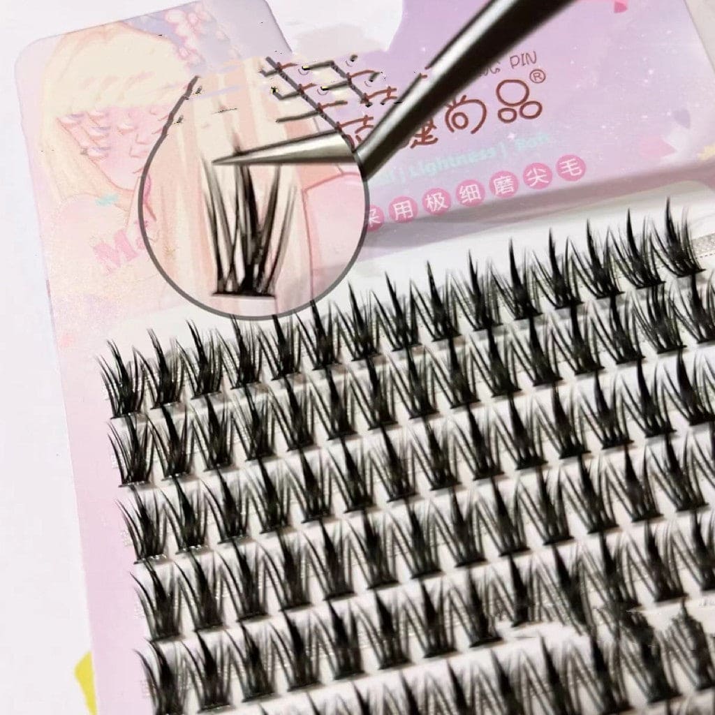 10 Rows Of Large Capacity Spire Wheat Ear False Eyelashes - AIBUYDESIGN