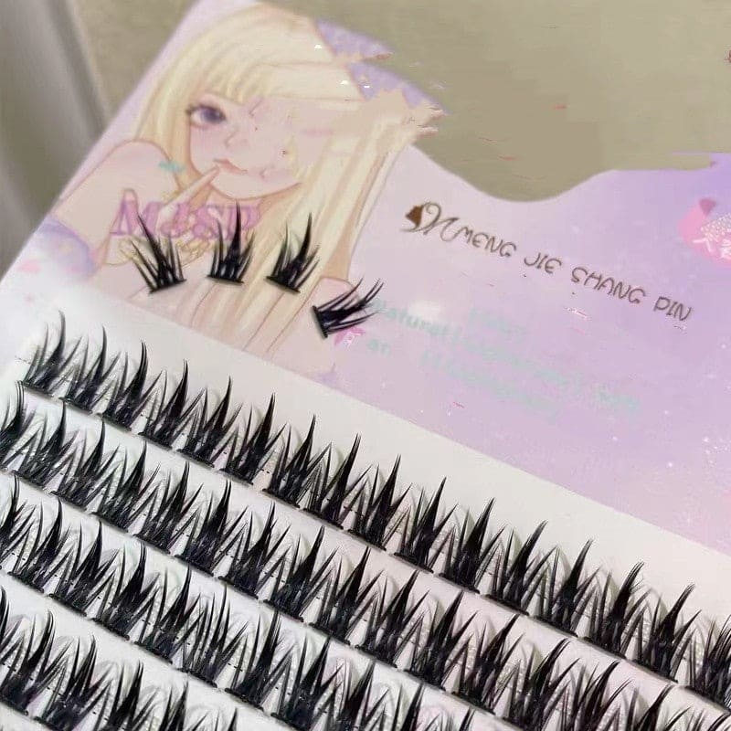 10 Rows Of Large Capacity Spire Wheat Ear False Eyelashes - AIBUYDESIGN