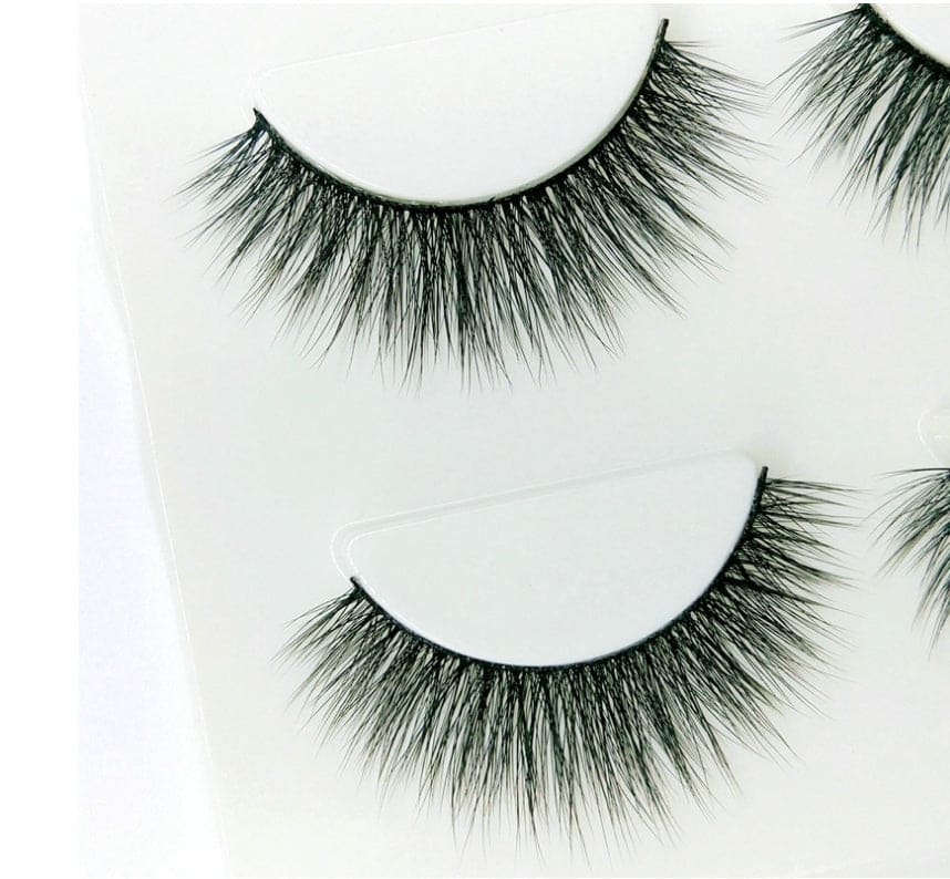 3D black soft three-dimensional false eyelashes