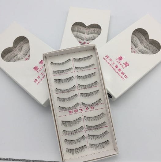 handmade 217 cotton thread stalk false eyelashes