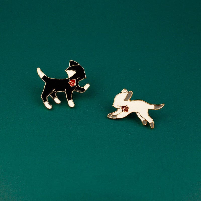 Cute Japanese Men And Women Couples Personality Collar Pins
