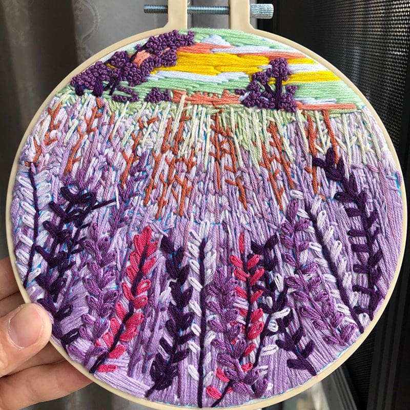 3d Embroidery Junior Novice Handmade Creative Embroidery Diy Secret Landscape