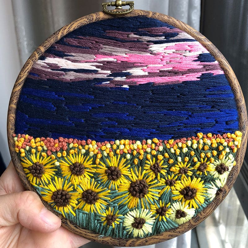 3d Embroidery Junior Novice Handmade Creative Embroidery Diy Secret Landscape