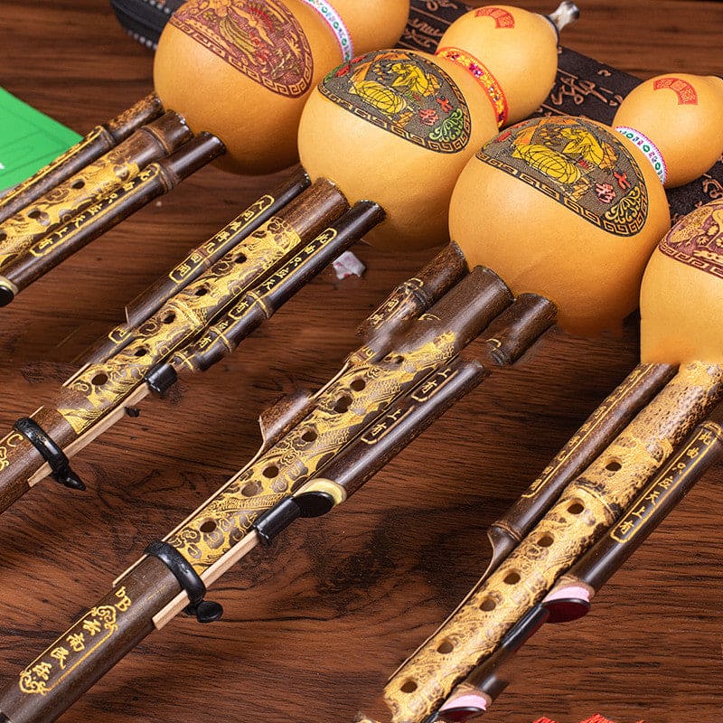 Natural purple bamboo gourd silk c-adjusted b-adjusted adult children student beginner musical instrument