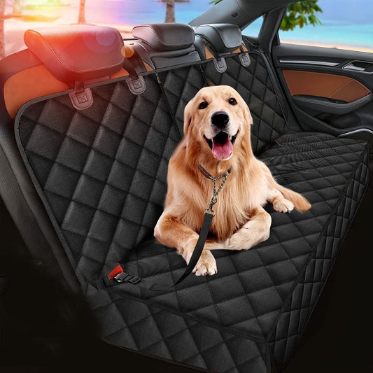 Car Pet Mat, Black Rear Seat Car Mat, Pet Seat Waterproof Dog Mat Dog Car Protector