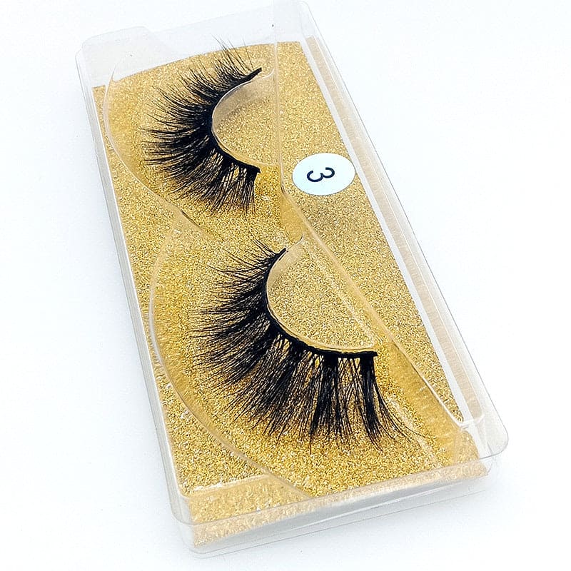 3D Stereo Curling Thick Large Radian Eyelash Natural Long Soft False Eyelashes