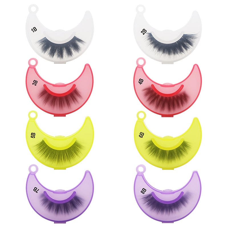 Imitation mink thick handmade natural eyelashes