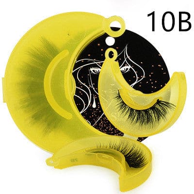 Imitation mink thick handmade natural eyelashes