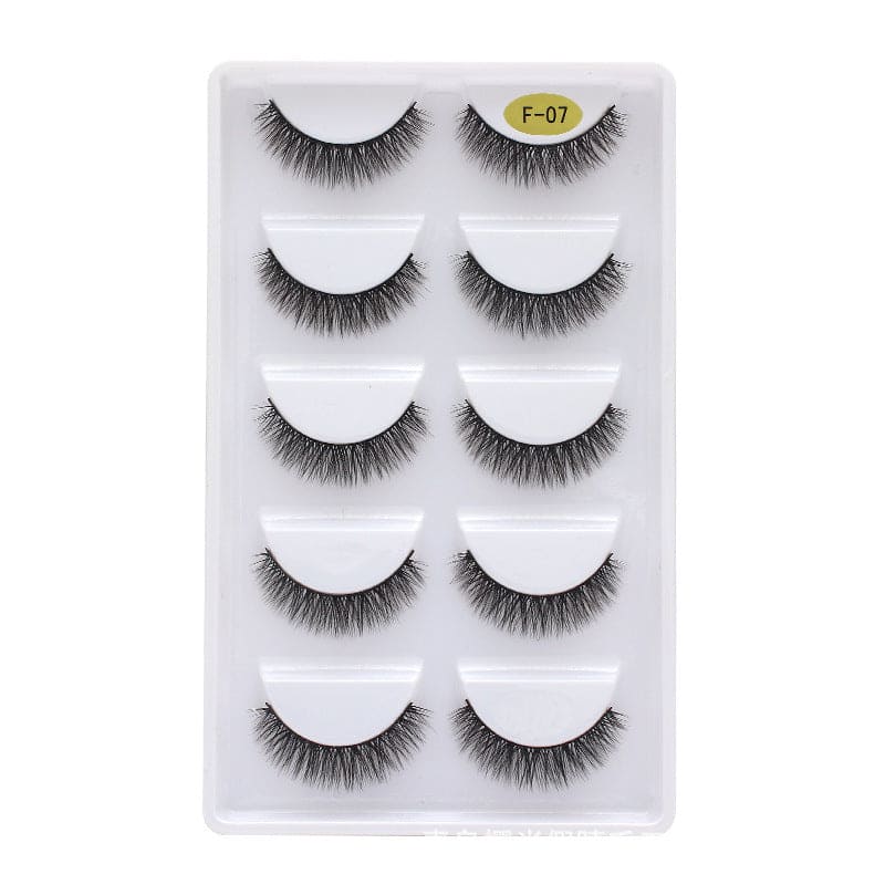 3d Multi-layer Thick 5 Pairs Of Eyelashes