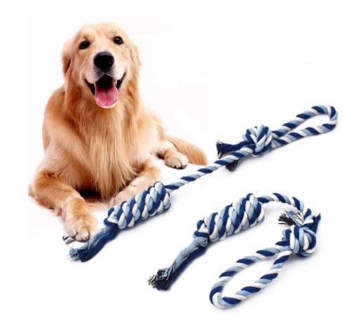 Molar Teeth Cleaning Dog Rope Toy