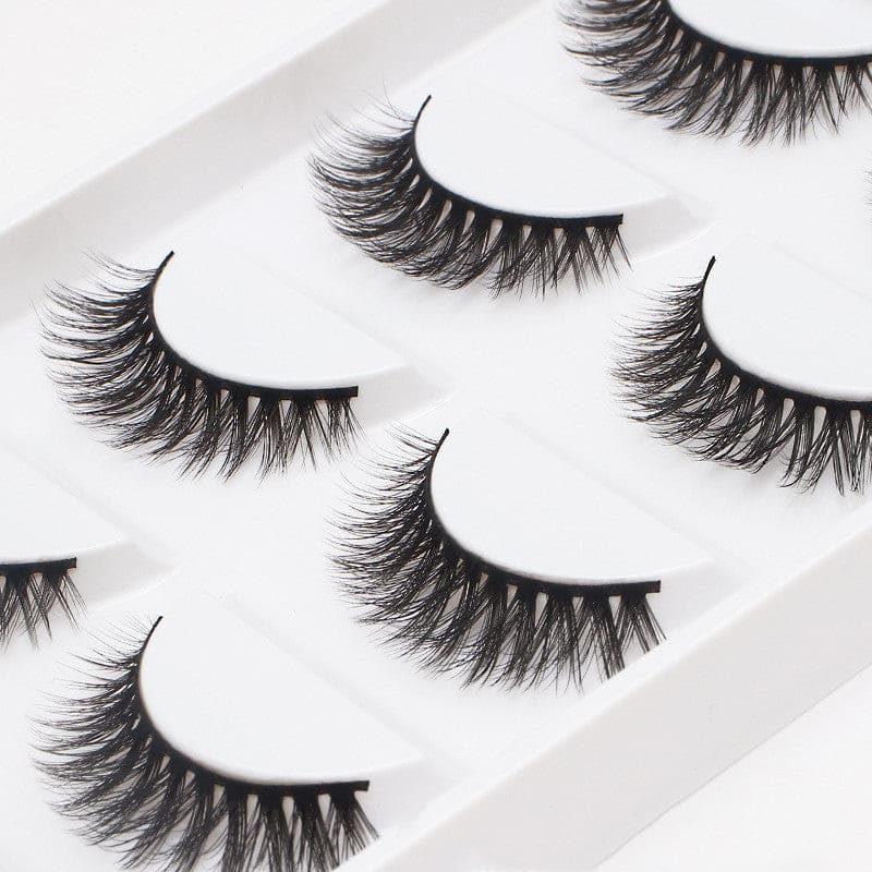 3d Multi-layer Thick 5 Pairs Of Eyelashes