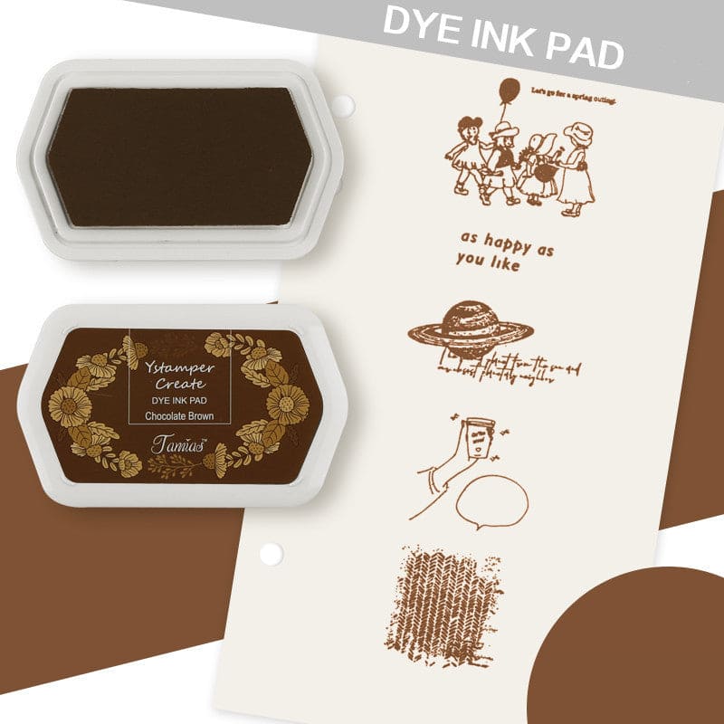 DIY Hand Account Color Ink Large Quick-drying Ink Pad