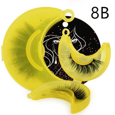 Imitation mink thick handmade natural eyelashes