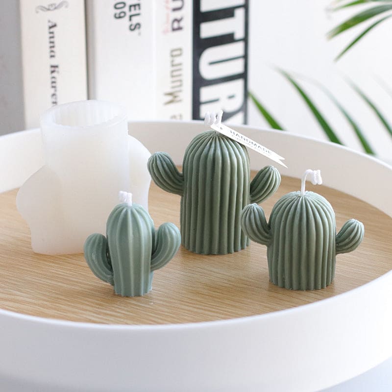 3D Cactus DIY Scented Candle Making Mold