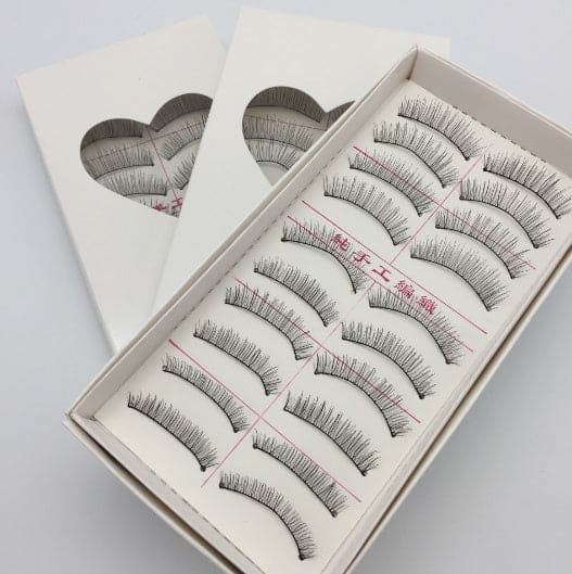 handmade 217 cotton thread stalk false eyelashes