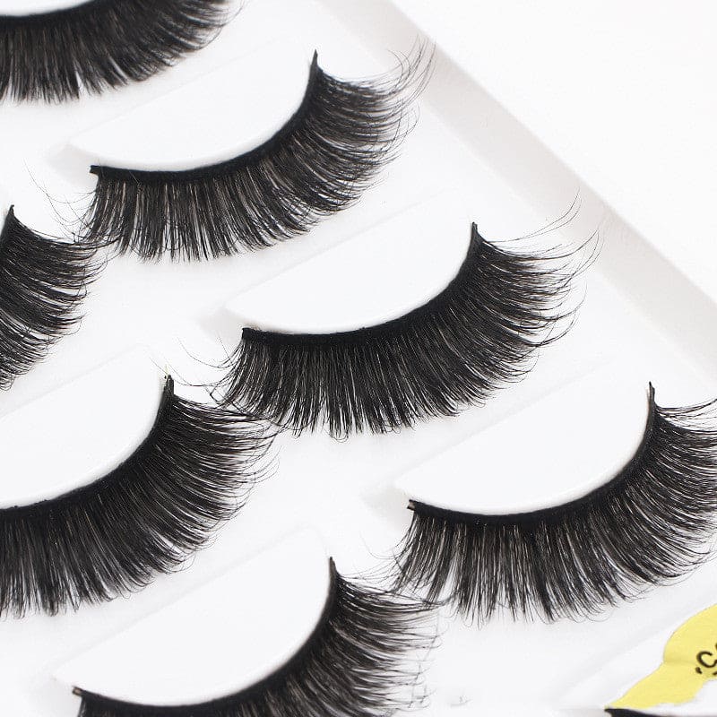 3d Multi-layer Thick 5 Pairs Of Eyelashes