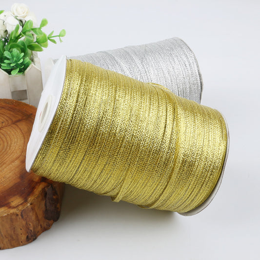 Gold And Silver Onion With Christmas Ribbon Gift Wrapping