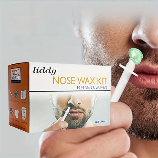 Professional Nose Wax Kit, Nose And Ear Quick And Easy Hair Removal Kit, Nose Wax Kit For Men And Women