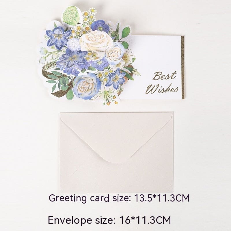 Happy Birthday Card Creative Flower Teacher's Day Greeting Card Stereoscopic Greeting Cards 3d Blessing Card