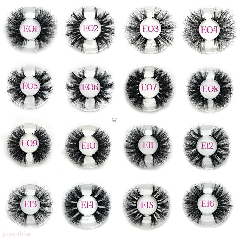 25 mm fake eyelash wholesale thick strip