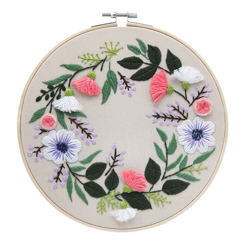Lu Embroidery Handmade Embroidery Diy Hanging Painting Material Package