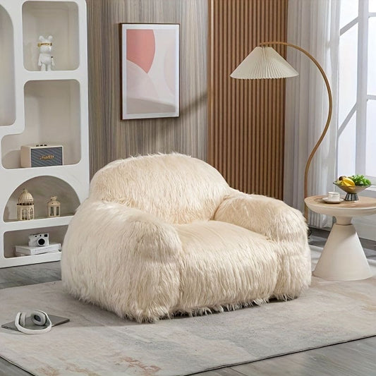 Bean Bag Chair, A Comfortable Modern Accent Chair With High-density Foam Cushion For Adults And Teenagers, Perfect For Living Room Or Bedroom.