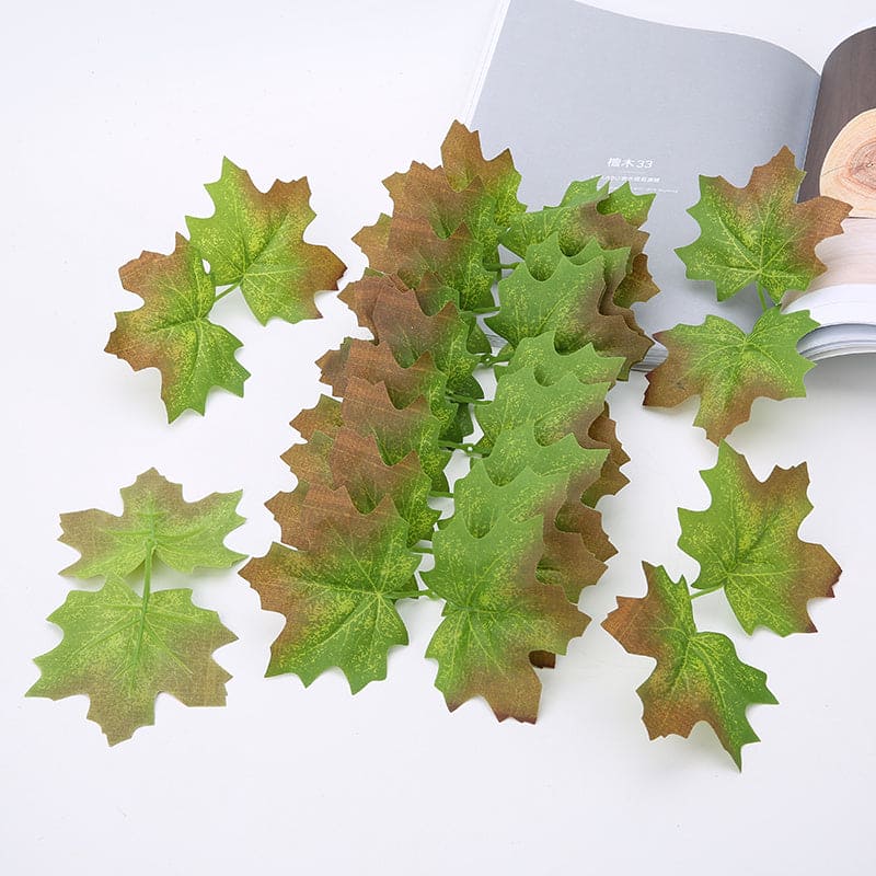 Simulation Leaf Perilla Maple Decoration Diy Scrapbook Shooting Props