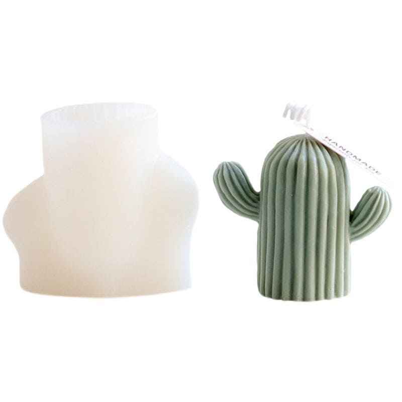 3D Cactus DIY Scented Candle Making Mold
