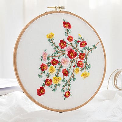Antique Ribbon Embroidery Su Embroidery Beginner Kit