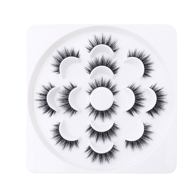 7pairs 5D lotus disk eyelashes