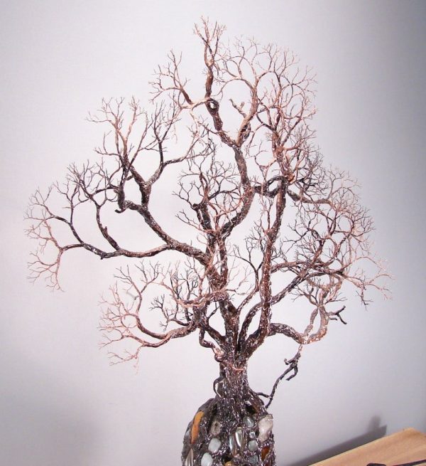 Ancient Tree Resin Acrylic Sculpture Glowing Color Lamp