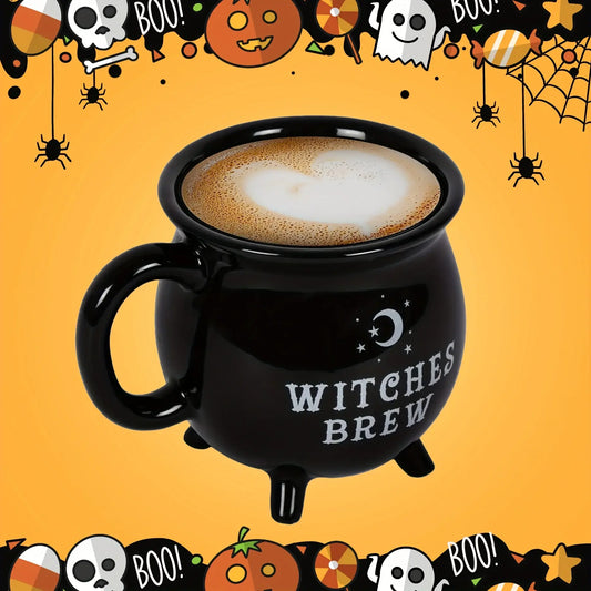 1pc, Witch Brew Coffee Mug, 350ml/ 11.8oz Ceramic Coffee Cups, Water Cups, Summer Winter Drinkware, Birthday Gifts