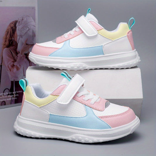 Casual Low Top Sneakers For Girls, Lightweight Anti Slip Sneakers For Outdoor Walking Running, Spring And Autumn