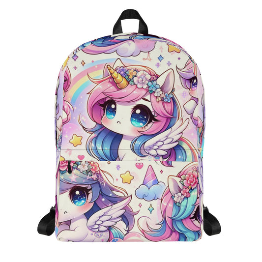 Whimsical Anime Wonders: Kids' Custom Kawaii Backpack for Cute and Playful Style