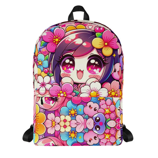 Colorful Anime Dreams: Kids' Custom Kawaii Backpack for Cute and Playful Style