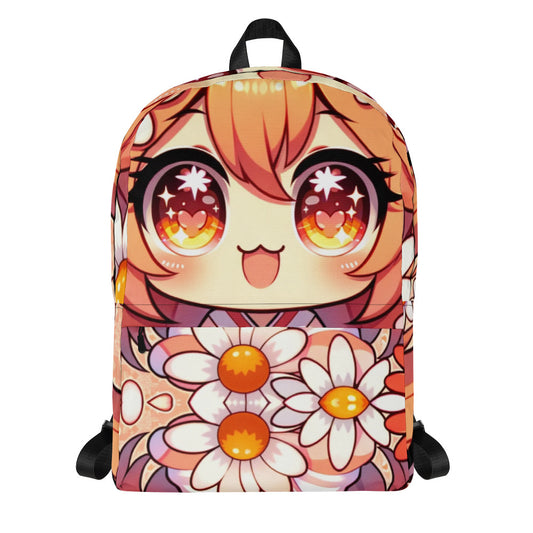 Whimsical Anime Wonders: Kids' Custom Kawaii Backpack for Cute and Playful Style