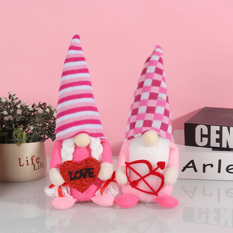 Valentine's Day Cupid Love Action Gnome Doll Couple Faceless Doll Gift Ornaments