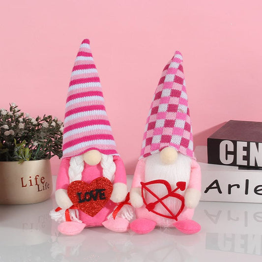 Valentine's Day Cupid Love Action Gnome Doll Couple Faceless Doll Gift Ornaments