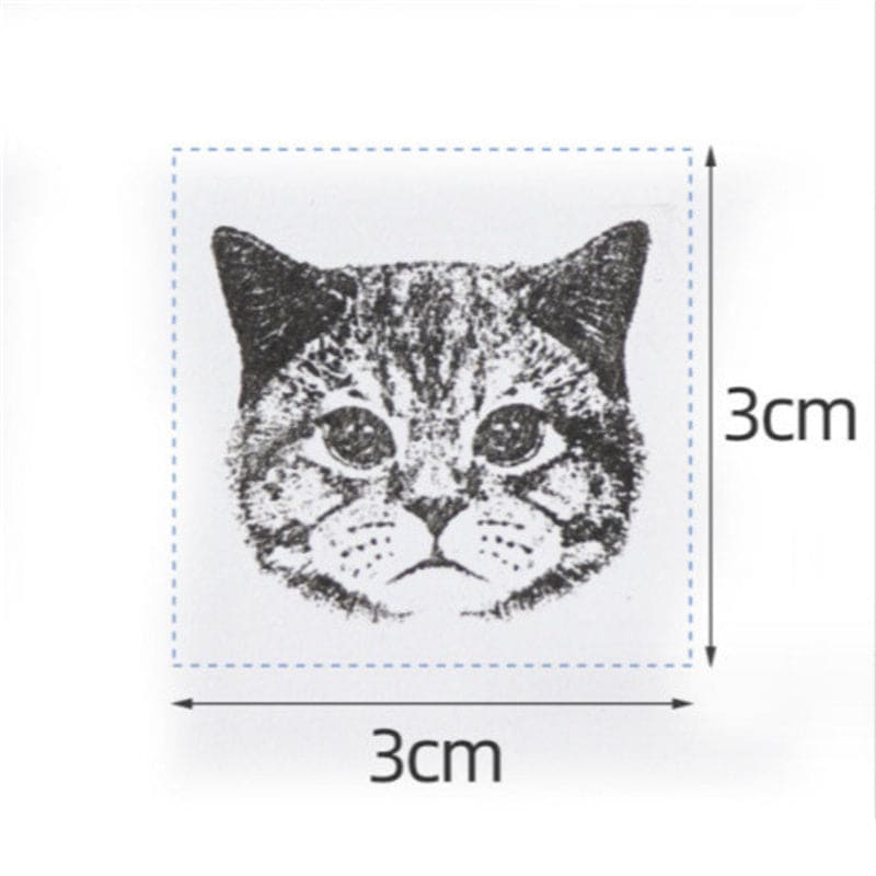 Pet Cat Dog Head Stamps