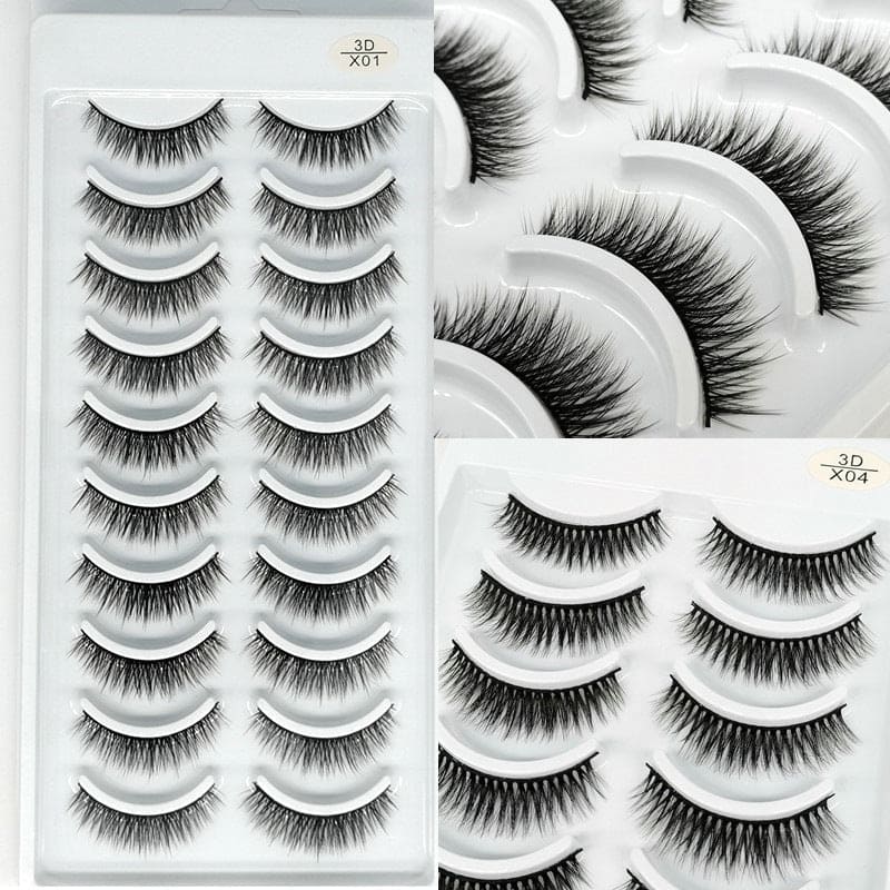 Natural Curling Soft Multilayer Stereoscopic Eyelashes