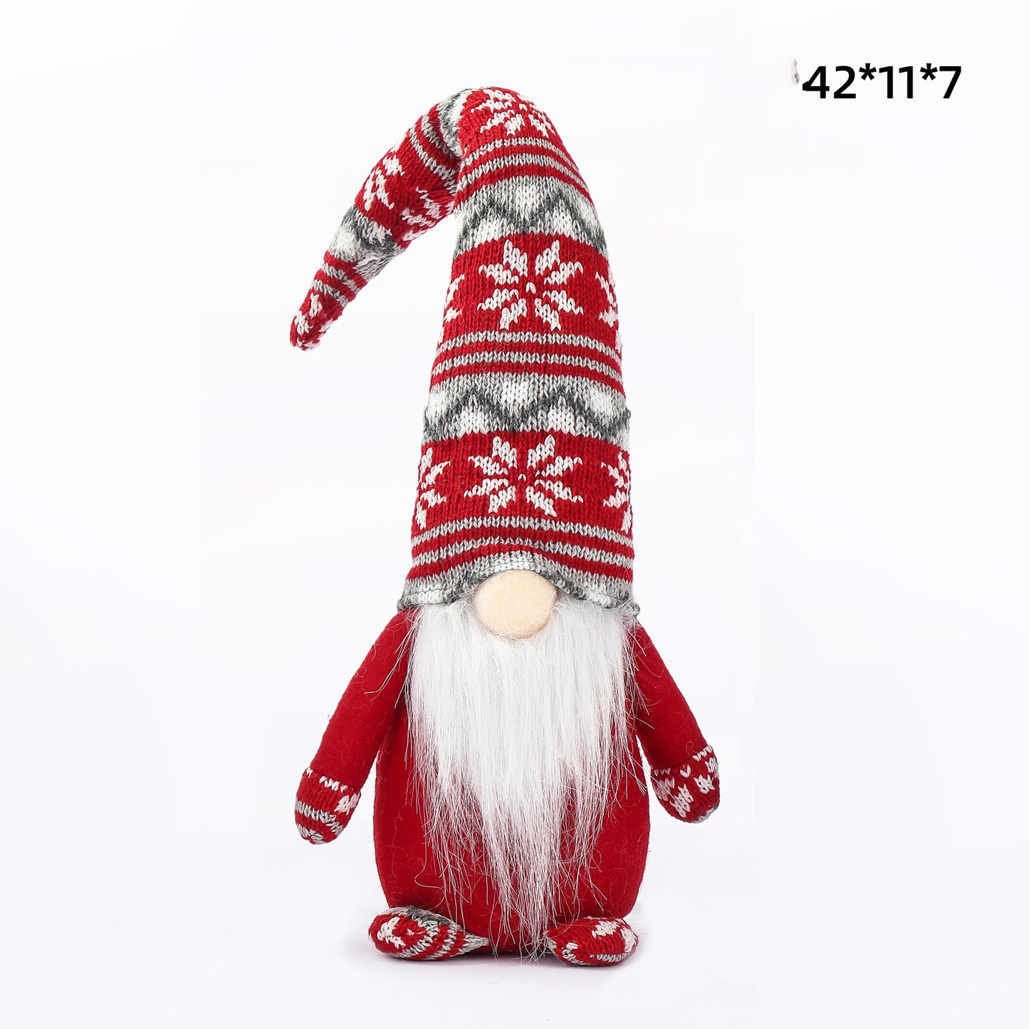 Christmas Decorations Faceless Doll Dolls Style Woolen Old Window Decorations