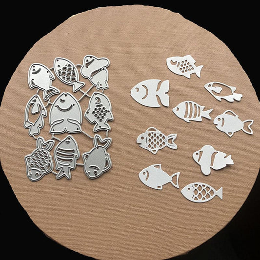 Fish Metal Cutting Mold For Scrapbook Photo Album Decoration DIY Paper Embossing