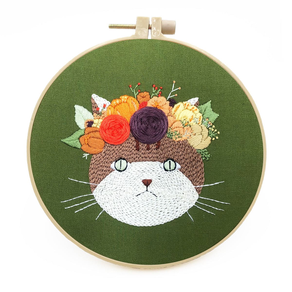 Embroidery Cat Embroidery Diy Three-dimensional Beginner