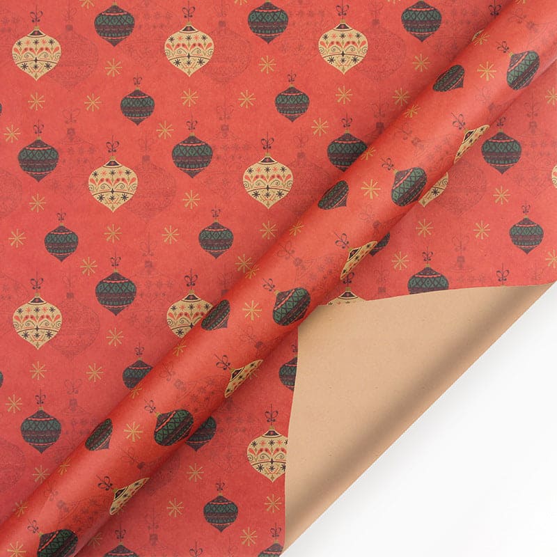 Vintage Christmas Kraft Wrapping Paper Christmas Gift Wrapping Paper