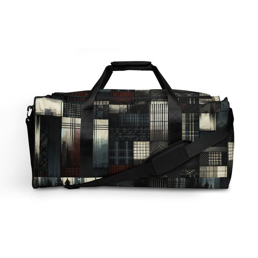 "Contemporary Canvas: Modern Artistic Complex Duffle Bag" - AIBUYDESIGN
