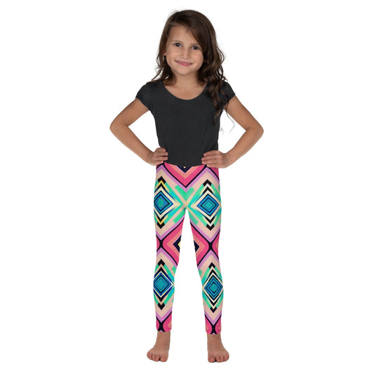 "Cute Kids' Retro Leggings: Groovy 80s/90s Patterns for a Stylish Look!" - AIBUYDESIGN