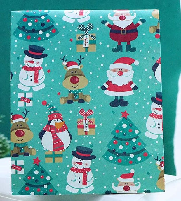 Flat Gift Wrapping DIY Baked Snack Food Packaging Paper Bag